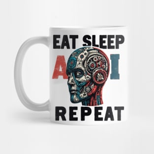 Eat Sleep AI Repeat Mug